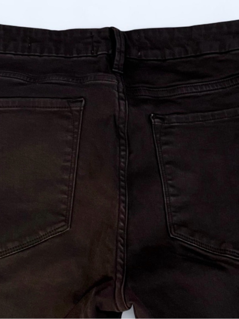 Women's Frame Cropped Black Flared Jeans - Picture 5 of 7
